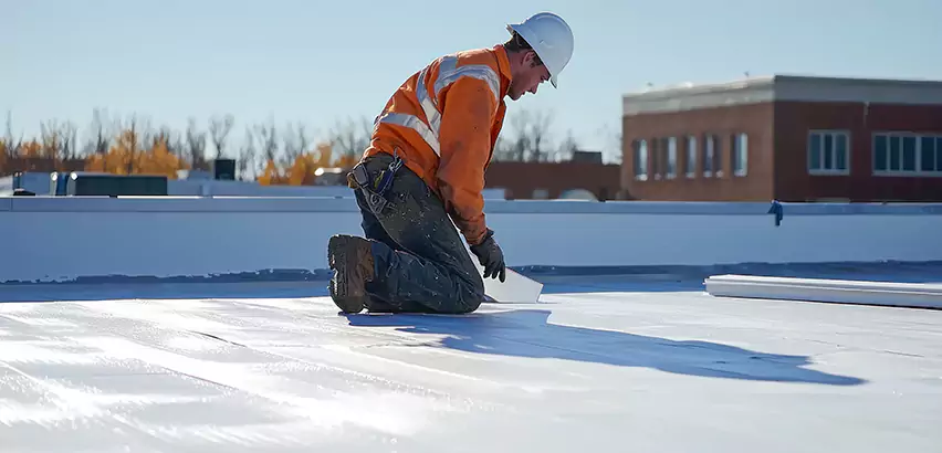 Flat Roof Drain Installation in Oceanside