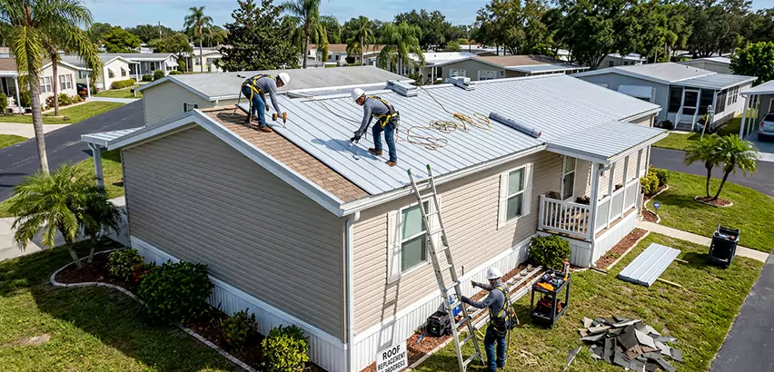 Mobile Home Metal Roof Replacement in Oceanside